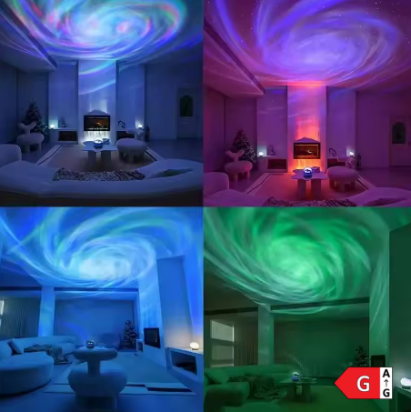 Proiettore Galaxy LED - Luce Notturna Stelle e Nebulosa