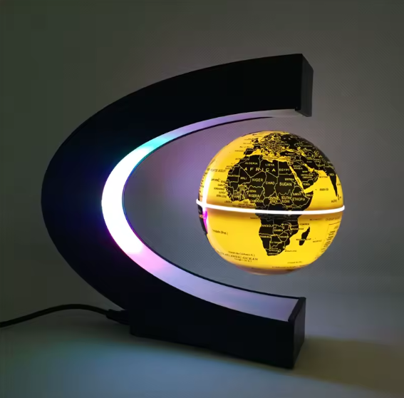Globo Terrestre Levitante Magnetico LED - Decorazione Scrivania Fluttuante