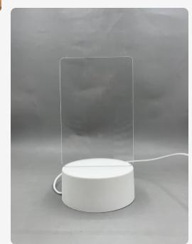 Lampada LED Bacheca Scrivibile - Luce Notturna Acrilica Personalizzabile